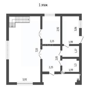 Дом 113м&sup2;, 2-этажный, участок 12 сот.  