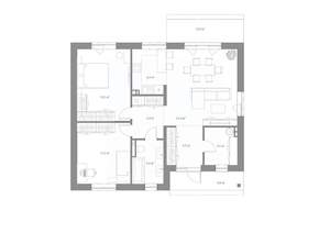 Дом 120м&sup2;, 1-этажный, участок 10 сот.  