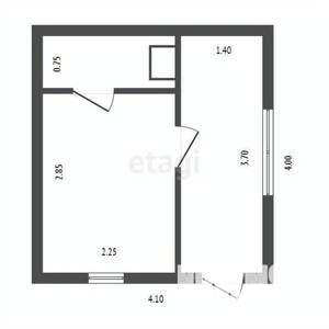 Дом 27м&sup2;, 2-этажный, участок 5 сот.  
