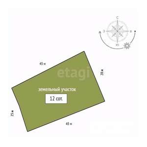 Дом 160м&sup2;, 2-этажный, участок 6 сот.  