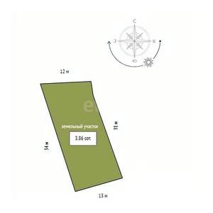 Дом 20м&sup2;, 2-этажный, участок 4 сот.  