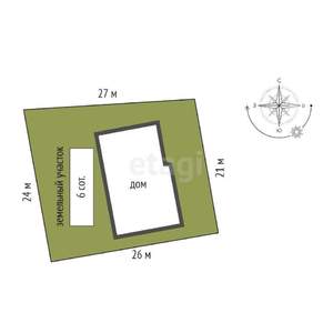 Дом 600м&sup2;, 3-этажный, участок 16 сот.  