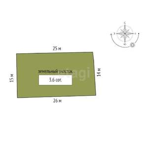 Дом 273м&sup2;, 3-этажный, участок 4 сот.  