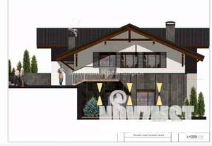 Коттедж 229м&sup2;, 2-этажный, участок 33 сот.  