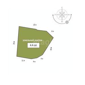 Дом 48м&sup2;, 2-этажный, участок 4 сот.  