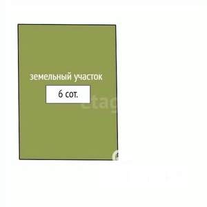 Дом 14м&sup2;, 1-этажный, участок 6 сот.  