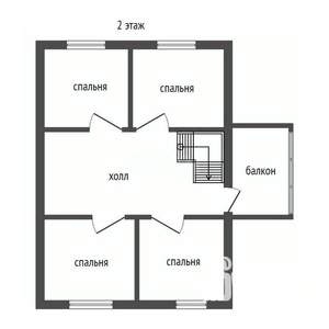 Дом 178м&sup2;, 2-этажный, участок 3 сот.  