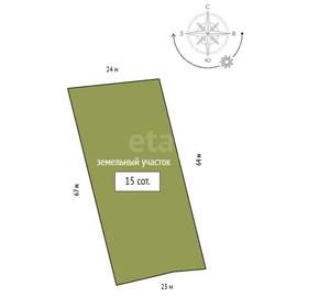 Дом 121м&sup2;, 2-этажный, участок 15 сот.  