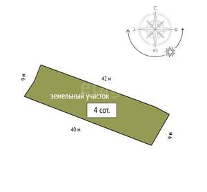 Дом 16м², 2-этажный, участок 4 сот.  