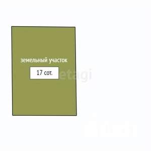 Дом 77м², 2-этажный, участок 17 сот.  
