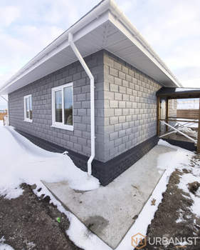 Дом 100м&sup2;, 1-этажный, участок 9 сот.  