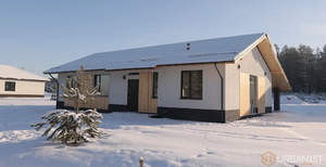 Дом 110м&sup2;, 1-этажный, участок 8 сот.  