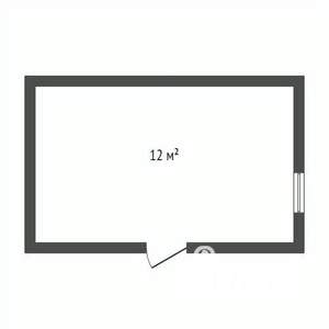 Дом 12м&sup2;, 1-этажный, участок 5 сот.  