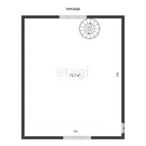 Дом 165м&sup2;, 2-этажный, участок 9 сот.  