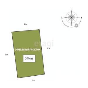 Дом 85м&sup2;, 2-этажный, участок 6 сот.  