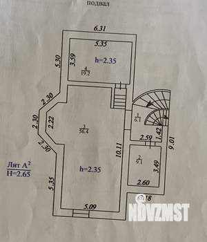 Коттедж 330м², 3-этажный, участок 25 сот.  