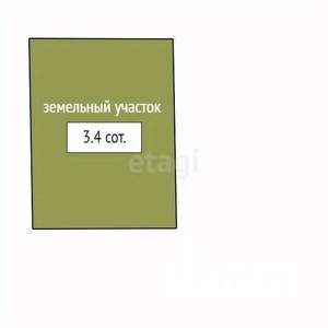 Дом 185м², 2-этажный, участок 3 сот.  