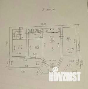 Коттедж 253м², 2-этажный, участок 7 сот.  