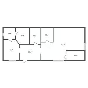 Дом 70м&sup2;, 1-этажный, участок 10 сот.  