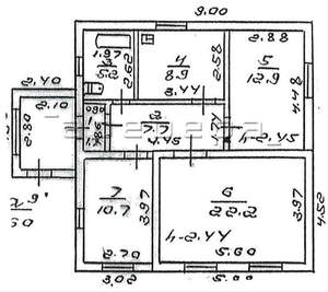 Дом 69м&sup2;, 1-этажный, участок 3 сот.  