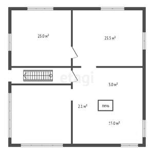 Дом 371м², 2-этажный, участок 7 сот.  
