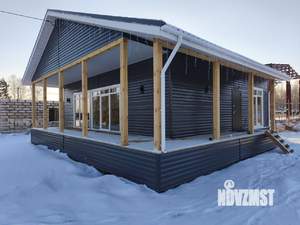 Дом 120м&sup2;, 1-этажный, участок 10 сот.  