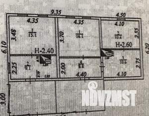 Дом 93м&sup2;, 2-этажный, участок 8 сот.  