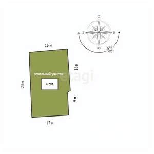 Дом 30м&sup2;, 1-этажный, участок 4 сот.  