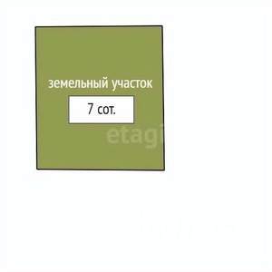 Дом 36м&sup2;, 1-этажный, участок 8 сот.  