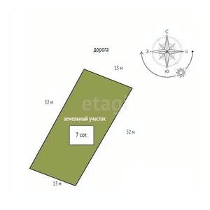 Дом 25м&sup2;, 1-этажный, участок 8 сот.  