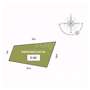 Дом 180м&sup2;, 2-этажный, участок 6 сот.  