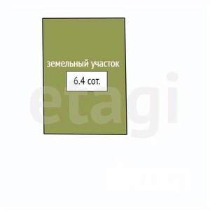 Дом 40м², 1-этажный, участок 6 сот.  