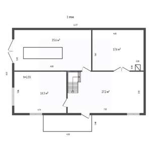 Дом 253м², 2-этажный, участок 4 сот.  