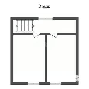 Дом 81м&sup2;, 2-этажный, участок 8 сот.  