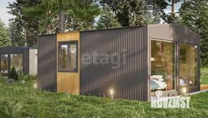 Дом 25м&sup2;, 1-этажный, участок 5 сот.  