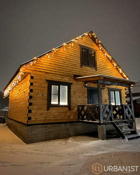 Дом 68м&sup2;, 2-этажный, участок 6 сот.  