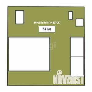 Дом 224м&sup2;, 1-этажный, участок 8 сот.  