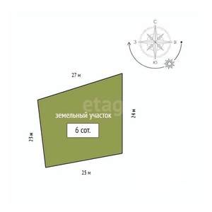 Дом 100м², 2-этажный, участок 6 сот.  