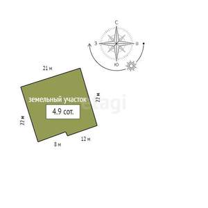 Коттедж 280м², 2-этажный, участок 5 сот.  