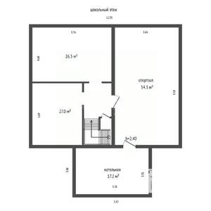 Дом 325м&sup2;, 3-этажный, участок 6 сот.  