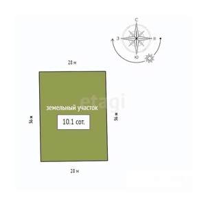 Дом 54м&sup2;, 2-этажный, участок 0 сот.  