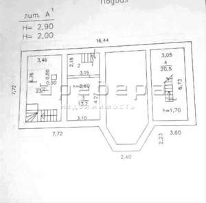 Дом 253м², 2-этажный, участок 7 сот.  