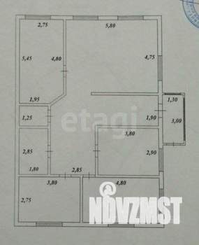 Дом 110м&sup2;, 1-этажный, участок 10 сот.  