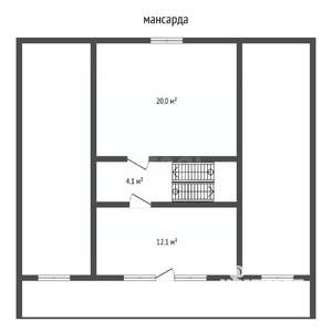 Дом 180м&sup2;, 1-этажный, участок 7 сот.  