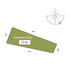 Дом 113м², 2-этажный, участок 5 сот.  