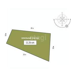 Дом 200м&sup2;, 1-этажный, участок 11 сот.  