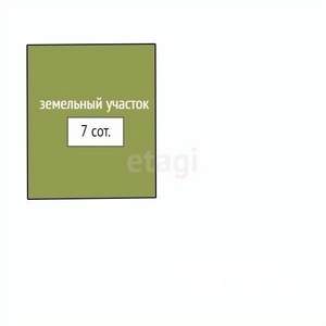 Дом 15м², 1-этажный, участок 7 сот.  