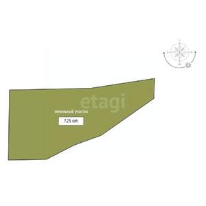 Дом 69м&sup2;, 1-этажный, участок 7 сот.  