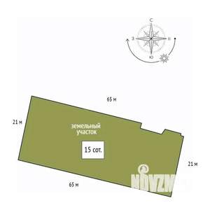 Дом 78м&sup2;, 1-этажный, участок 15 сот.  