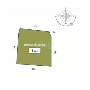 Дом 100м&sup2;, 2-этажный, участок 0 сот.  
